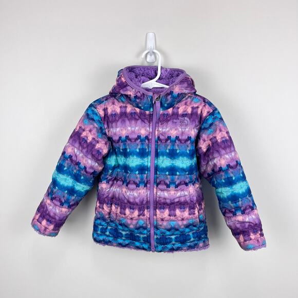 The North Face Reversible Mossbud Swirl Insulated Jacket 3T - Picture 1 of 14